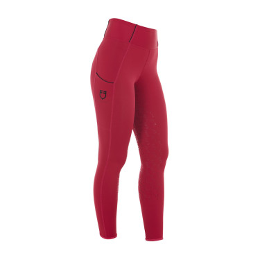 Leggings aderenti da donna con grip completo Classic Equestro Nero