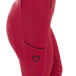Leggings aderenti da donna con grip completo Classic Equestro Scooter Beige