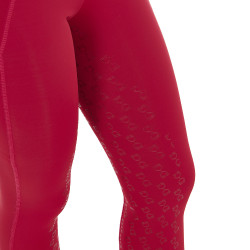 Leggings aderenti da donna con grip completo Classic Equestro Scooter Beige