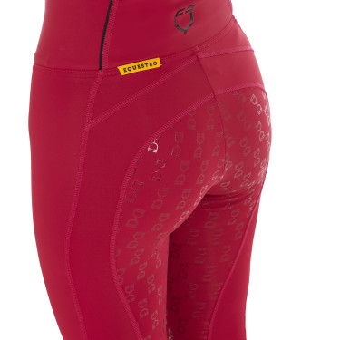 Leggings aderenti da donna con grip completo Classic Equestro Scooter Beige