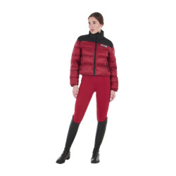 Leggings aderenti da donna con grip completo Classic Equestro Scooter Beige