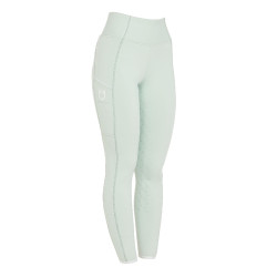 Leggings aderenti da donna con grip completo Classic Equestro Verde chiaro Leggings aderenti da donna con grip completo Classic Equestro Verde chiaro