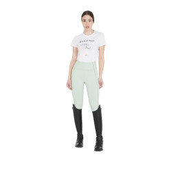 Leggings aderenti da donna con grip completo Classic Equestro Verde chiaro Leggings aderenti da donna con grip completo Classic Equestro Verde chiaro