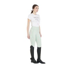 Leggings aderenti da donna con grip completo Classic Equestro Verde chiaro Leggings aderenti da donna con grip completo Classic Equestro Verde chiaro