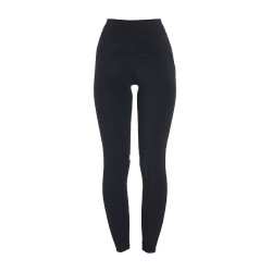 Leggings aderenti in tessuto tecnico elasticizzato da donna Kao Light Equestro Nero / nero