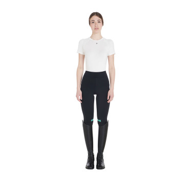 Leggings aderenti in tessuto tecnico elasticizzato da donna Kao Light Equestro Leggings aderenti in tessuto tecnico elasticizzato da donna Kao Light Equestro