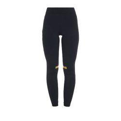 Leggings aderenti in tessuto tecnico elasticizzato da donna Kao Light Equestro Nero / giallo Leggings aderenti in tessuto tecnico elasticizzato da donna Kao Light Equestro Nero / giallo