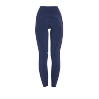 Leggings aderenti in tessuto tecnico elasticizzato da donna Kao Light Equestro Marino / smeraldo Blu Leggings aderenti in tessuto tecnico elasticizzato da donna Kao Light Equestro Marino / smeraldo Blu