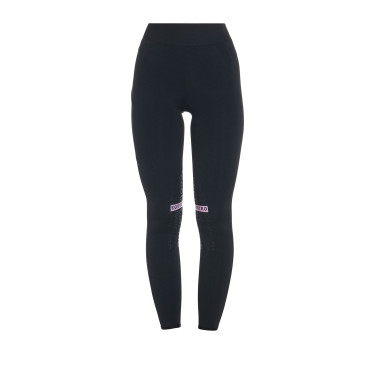 Leggings aderenti in tessuto tecnico elasticizzato da donna Kao Equestro Leggings aderenti in tessuto tecnico elasticizzato da donna Kao Equestro