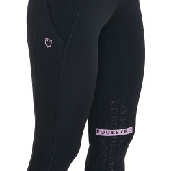 Leggings aderenti in tessuto tecnico elasticizzato da donna Kao Equestro Leggings aderenti in tessuto tecnico elasticizzato da donna Kao Equestro