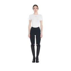 Leggings aderenti in tessuto tecnico elasticizzato da donna Kao Equestro Leggings aderenti in tessuto tecnico elasticizzato da donna Kao Equestro