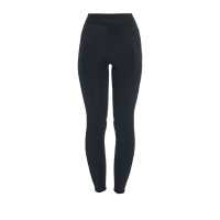 Leggings aderenti in tessuto tecnico elasticizzato da donna Kao Equestro Nero / lilla