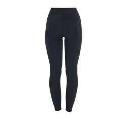 Leggings aderenti in tessuto tecnico elasticizzato da donna Kao Equestro Nero / rosso