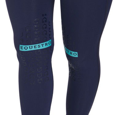 Leggings aderenti in tessuto tecnico elasticizzato da donna Kao Equestro Leggings aderenti in tessuto tecnico elasticizzato da donna Kao Equestro