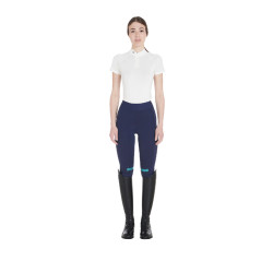 Leggings aderenti in tessuto tecnico elasticizzato da donna Kao Equestro Leggings aderenti in tessuto tecnico elasticizzato da donna Kao Equestro