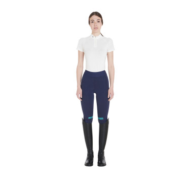 Leggings aderenti in tessuto tecnico elasticizzato da donna Kao Equestro Leggings aderenti in tessuto tecnico elasticizzato da donna Kao Equestro