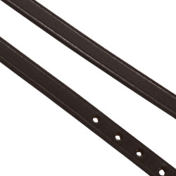Lacci per speroni in pelle con fibbia in oro rosa Equestro Lacci per speroni in pelle con fibbia in oro rosa Equestro