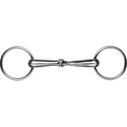 Mors 2 anelli Feeling rotto cavo inox satinato Mors 2 anelli Feeling rotto cavo inox satinato