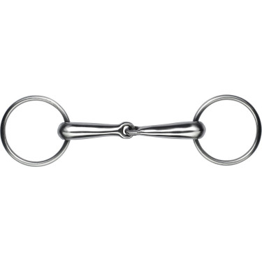 Mors 2 anelli Feeling rotto cavo inox satinato Mors 2 anelli Feeling rotto cavo inox satinato