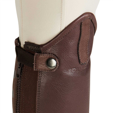 Mini-chaps unisex con inserti in silicone Gel Grip System Equestro Mini-chaps unisex con inserti in silicone Gel Grip System Equestro