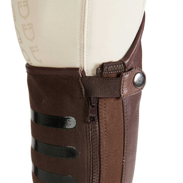 Mini-chaps unisex con inserti in silicone Gel Grip System Equestro Mini-chaps unisex con inserti in silicone Gel Grip System Equestro