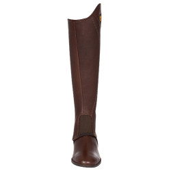 Mini chaps in pelle morbida con cerniera laterale Magellano Equestro Marrone