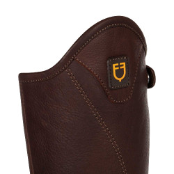 Mini chaps in pelle morbida con cerniera laterale Magellano Equestro Marrone