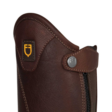 Mini chaps in pelle morbida con cerniera laterale Magellano Equestro Marrone