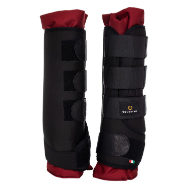 Stinchiere da riposo Equestro in confezione da 2 Nero / bordeaux