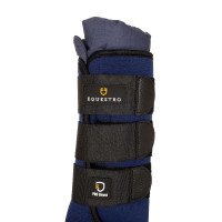 Ghette da riposo in neoprene/cotone Equestro - set da 2 Nero Ghette da riposo in neoprene/cotone Equestro - set da 2 Nero