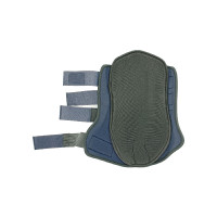Stinchiere da riposo in neoprene/cotone con rinforzo in plastica Equestro, confezione da 2 Marina Blu marino