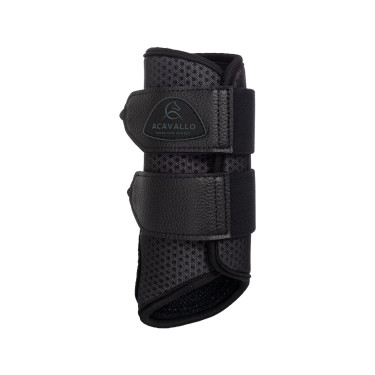 Stinchiere anteriori in neoprene traforato con doppia chiusura in velcro Acavallo Stinchiere anteriori in neoprene traforato con doppia chiusura in velcro Acavallo