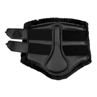 Stinchiere anteriori in ecopelle con pelliccia sintetica e doppio velcro Acavallo Stinchiere anteriori in ecopelle con pelliccia sintetica e doppio velcro Acavallo