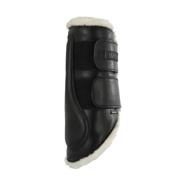 Stinchiere anteriori in ecopelle con doppia chiusura in velcro Acavallo Stinchiere anteriori in ecopelle con doppia chiusura in velcro Acavallo