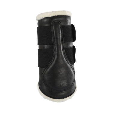 Stinchiere anteriori in ecopelle con doppia chiusura in velcro Acavallo Stinchiere anteriori in ecopelle con doppia chiusura in velcro Acavallo