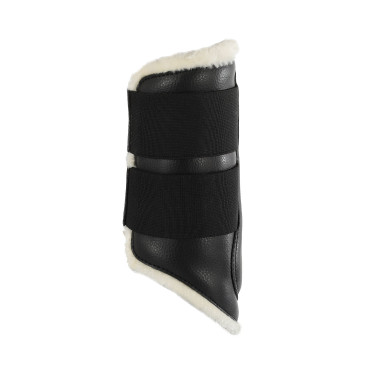Stinchiere anteriori in ecopelle con doppia chiusura in velcro Acavallo Stinchiere anteriori in ecopelle con doppia chiusura in velcro Acavallo