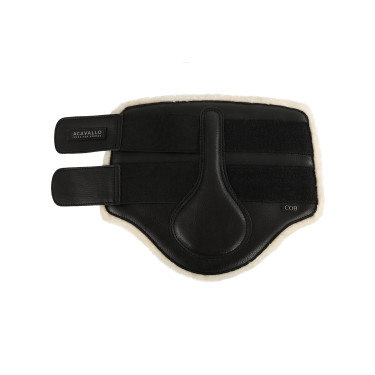 Stinchiere anteriori in ecopelle con doppia chiusura in velcro Acavallo Stinchiere anteriori in ecopelle con doppia chiusura in velcro Acavallo