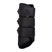 Paraglomi posteriori in neoprene traforato con triplo velcro Acavallo Nero Paraglomi posteriori in neoprene traforato con triplo velcro Acavallo Nero
