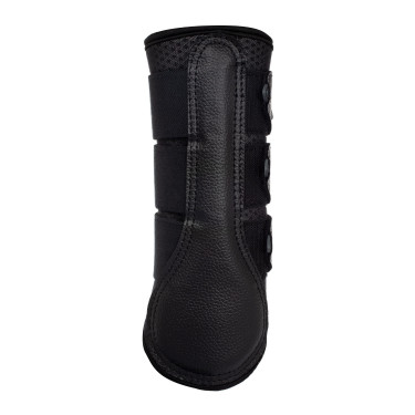 Paraglomi posteriori in neoprene traforato con triplo velcro Acavallo Nero
