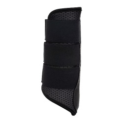 Paraglomi posteriori in neoprene traforato con triplo velcro Acavallo Nero