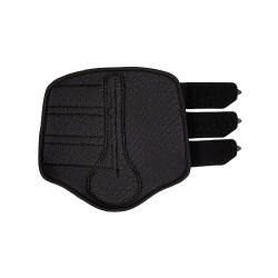 Paraglomi posteriori in neoprene traforato con triplo velcro Acavallo Nero