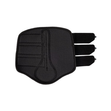 Paraglomi posteriori in neoprene traforato con triplo velcro Acavallo Nero