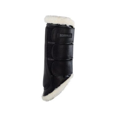 Gambali posteriori in pelle ecologica con tripla chiusura in velcro Acavallo Gambali posteriori in pelle ecologica con tripla chiusura in velcro Acavallo