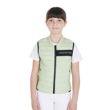 Gilet tecnico per bambini Equestro Verde