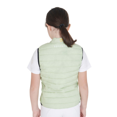 Gilet tecnico per bambini Equestro Verde