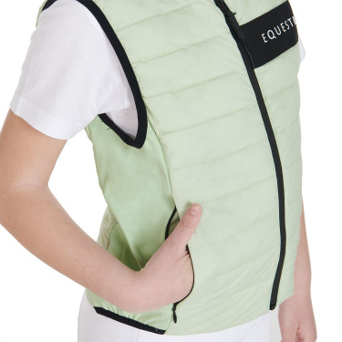 Gilet tecnico per bambini Equestro Verde