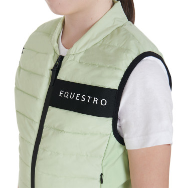 Gilet tecnico per bambini Equestro Verde
