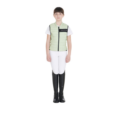 Gilet tecnico per bambini Equestro Verde