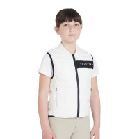 Gilet tecnico per bambini Equestro Bianco