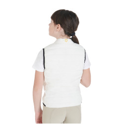 Gilet tecnico per bambini Equestro Bianco